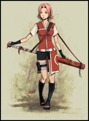 Сакура с мечем
